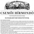 Feltöltésre került a 2020. augusztusi Hírmondó Feltöltésre került a 2020. augusztusi Hírmondó