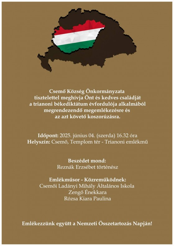 Nemzeti Összetartozás Napja 2025.