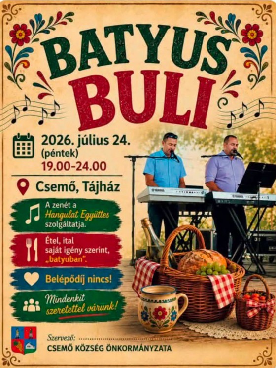 Batyus Buli 2026. július 24. pénteken